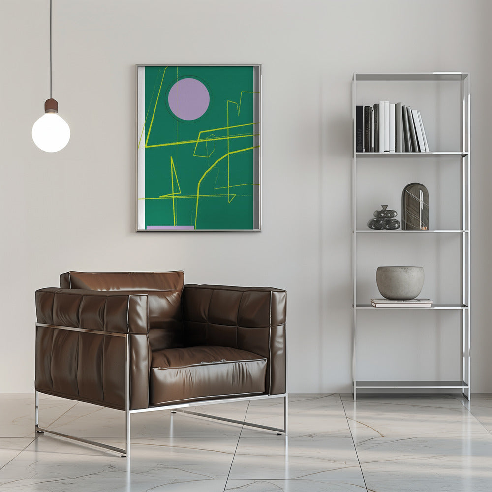 Angular lines No 23 Poster